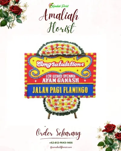 Bunga Papan Congratulation di Malangsemirang